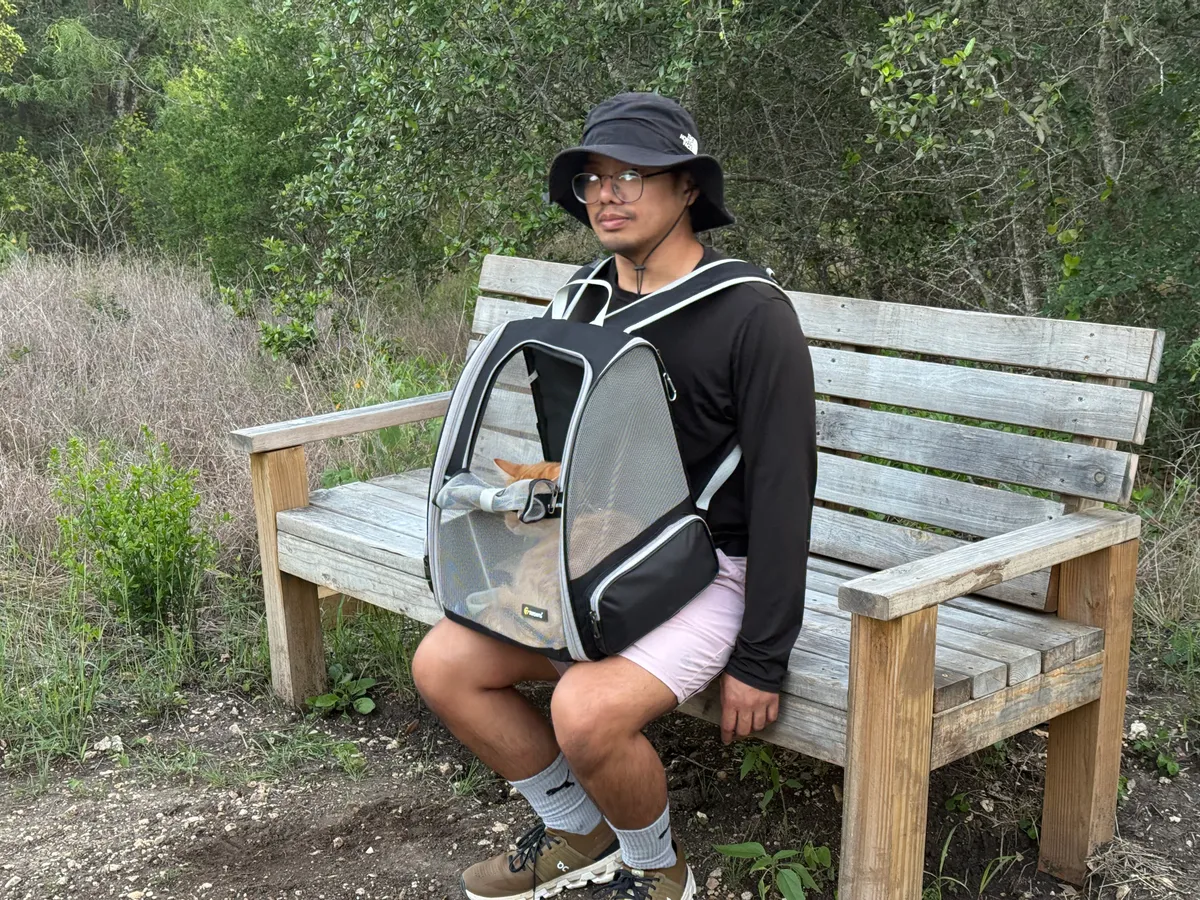 Mark sitting on The Weathered Gray