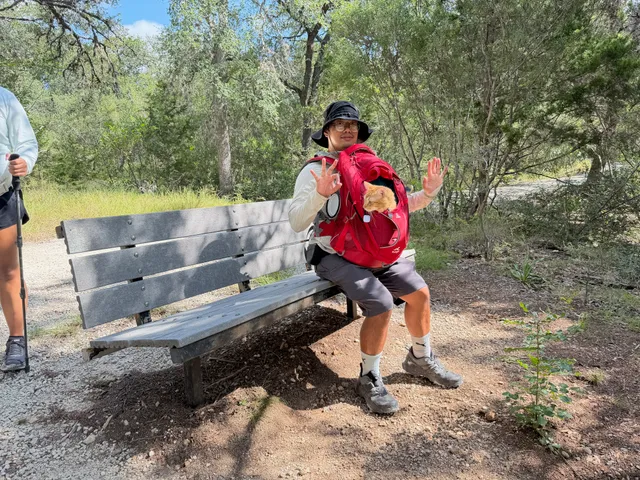 Mark sitting on The Long Gray